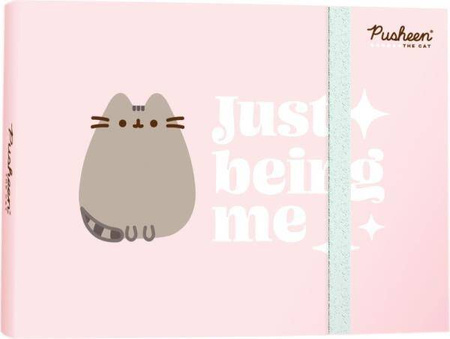 PAMIĘTNIK NA SPIRALI ZAMYKANY NA GUMKĘ PUSHEEN 661853