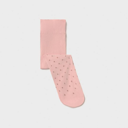 Mayoral rajstopy w groszki glitter kolor 28 pale blush rozmiar 0 m