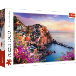 Puzzle Trefl 1500 Widok na miasteczko Manarola 261370