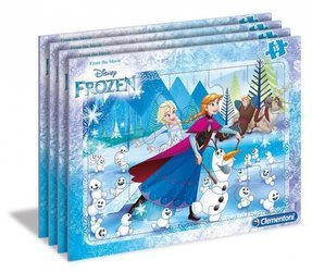 Clementoni puzzle 15 ramkowe frozen