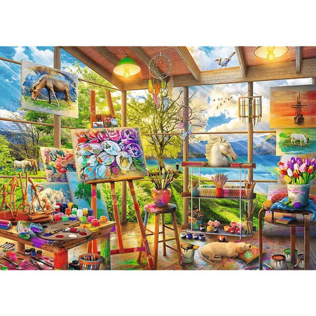 Puzzle Trefl 2x500 Sztuka malowania 375305