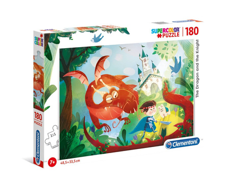 Clementoni puzzle 180 the dragon and the knight