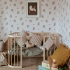 Waldin Łóżeczko 7w1 z materacem NATURAL