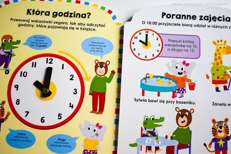 HarperKids Książeczka Mój pierwszy zegar 658609