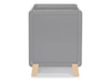 Kinderkraft łóżeczko drewniane nico grey 914463