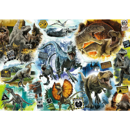 Puzzle Trefl 1000 Na tropie dinozaurów 107272