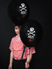 Balony 30cm Piraci pastel black 6szt 105683