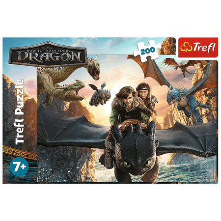 Puzzle Trefl 200 Szczerbatek i Przyjaciele 133486