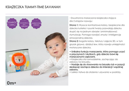Taf Toys Książeczka Tummy Time Savannah 127057