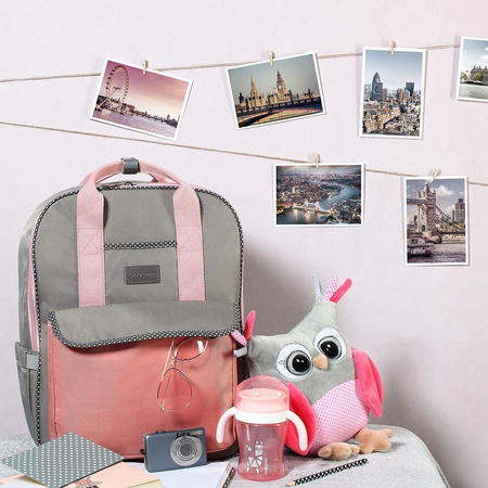 Babyono plecak dla mamy -torba do wózka london look 410714