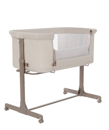 CARRELLO Łóżeczko dostawne Luna CRL-16501 Silk Beige 000027 