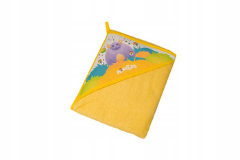 Okrycie kąpielowe Monsters 100X100 100%b żółty 004918