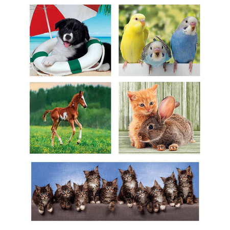 Clementoni Puzzle 10w1 Super Kolor Animal Friends 202836