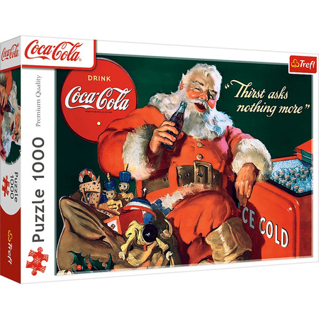 Puzzle Trefl 1000 Coca-Cola Prezenty od Mikołaja 109214