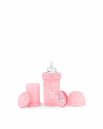 Twistshake Butelka Anti-Colic 180 ml Pastel Pink 122490