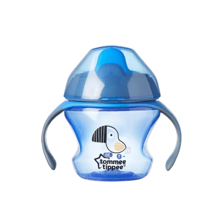 Tommee tippee kubek pierwszy z uchwytami niebieski 150ml 4m+