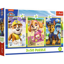 Puzzle Trefl 3x50 Nasze pieski 348781