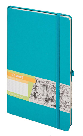 Notes linia A5 Romantyzm Turkusowy 032019