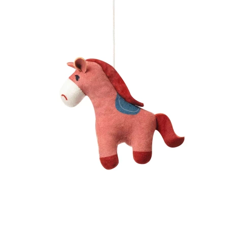 Babyono Karuzelka do łóżeczka z elektroniczną pozytywką Horses 413470