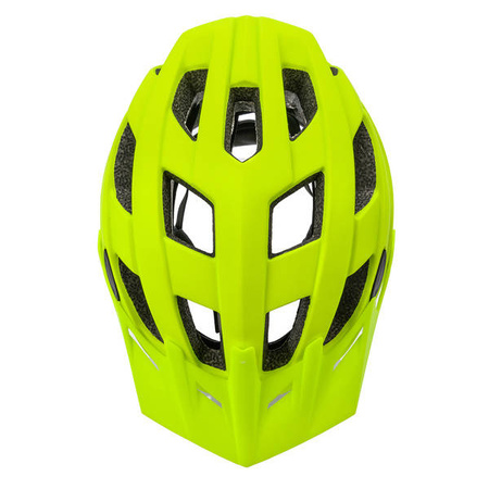 Kask rowerowy Meteor Street M 55-58cm neonowy żółty 061538