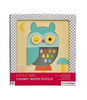 Petit collage puzzle drewniane sowa 545012
