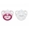 Nuk smoczki uspokajające silikonowe 0-6m happy kids 287766
