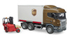 Bruder 03581 scania r kurier ups z podnośnikiem