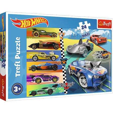 Puzzle Trefl 24 maxi Szybkie Hot Wheels 143621