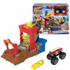 Hot Wheels HNB87/HNB90 Zestaw Monster Trucks Arena Smashers 5 Alarm Ognista demolka 136537
