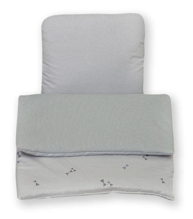 Amy kołdra + poduszka do wózka pure grey 800480