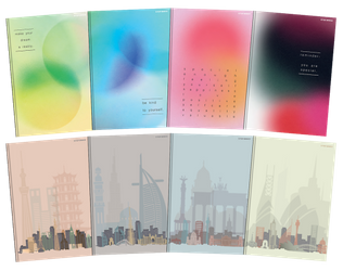 Brulion Top 2000 A5 96k krata z marginesem 70g City/Gradient szyty 412663