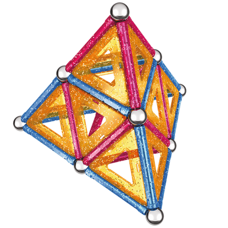 Geomag Glitter Panels Klocki magnetczne 68el 005339
