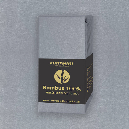 Prześcieradło Bambus 75x75 cm (7w1) szare 317869