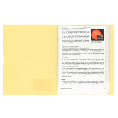 Strigo Album ofertowy A4 40 koszulek żółty 854935