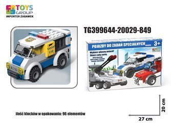 Klocki pojazd policyjny 815443