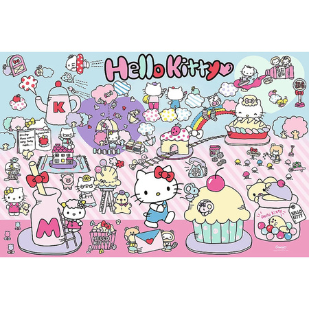 Puzzle Trefl 300 Poznaj świat Hello Kitty 230314