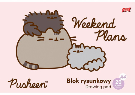 Blok rysunkowy A4 20k PUSHEEN 663291