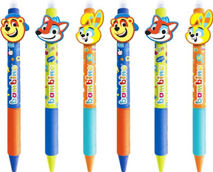 Długopis wymazywalny automatyczny z ergonomicznym uchwytem Bambino /36/