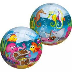 John piłka gumowa 9 230mm wodny świat 500384