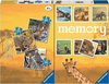Puzzle Ravensburger 2D 3w1 + memory Dzikie Zwierzęta 209965
