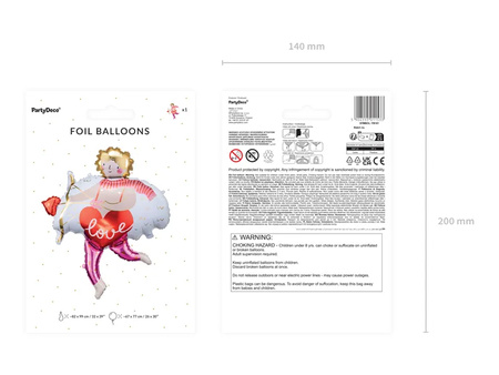 Balon foliowy Kupidyn 82x99cm 011533
