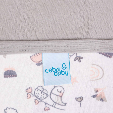 Kocyk dziecięcy  (90x100) Light grey + Bird World 332703