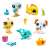 LITTLEST PET SHOP ZESTAW G7 S1 PLAŻA Z 5 FIGURKAMI 005172