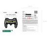 Balon foliowy Gamepad 72x52cm 029088