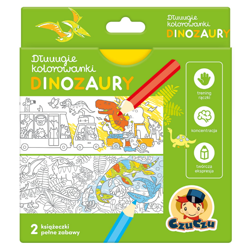 Czuczu: dłuuugie kolorowanki-dinozaury 4+ 773999