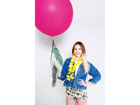 Balon okrągły 1m Pastel Fuchsia 747050