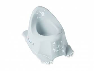 Nocnik antypoślizgowy z pozytywką sowa szary 010018