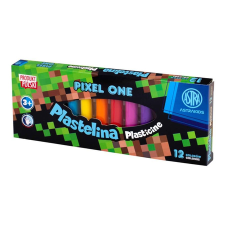 Plastelina szkolna 12 kol Pixel One Astra 160337