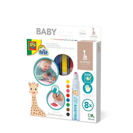 Ses Creative My first Mazaki Żyrafa Sophie 8 kolorów 144913