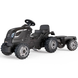 Smoby Traktor z przyczepą XL czarny 101310